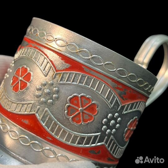 Советский стакан с подстаканником