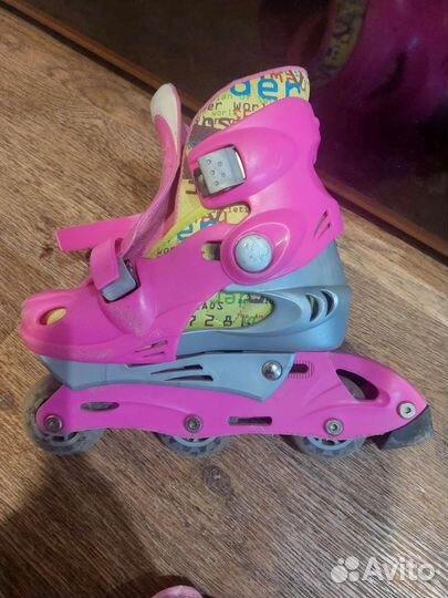 Роликовые коньки детские раздвижные