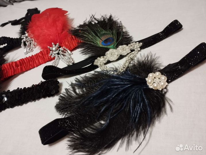 Повязка на голову в стиле Гэтсби