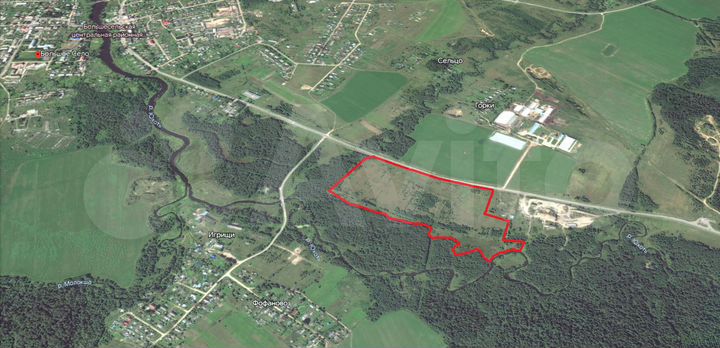 Участок 19,67 га (СНТ, ДНП)