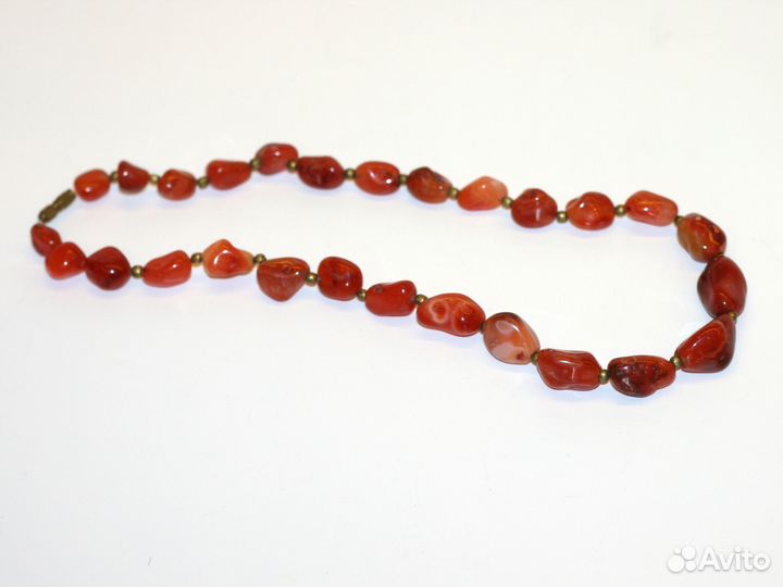 Колье из сердолика времен СССР