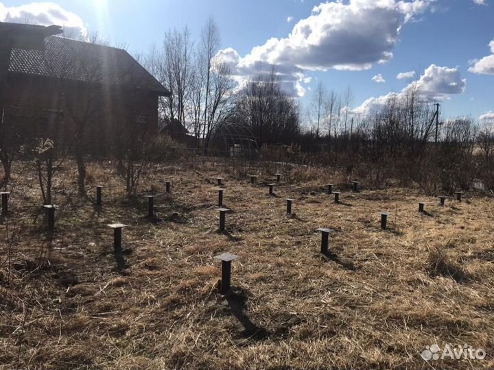 Сваи для каркасного дома