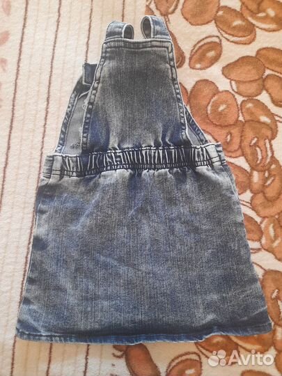 Джинсовый сарафан для девочки