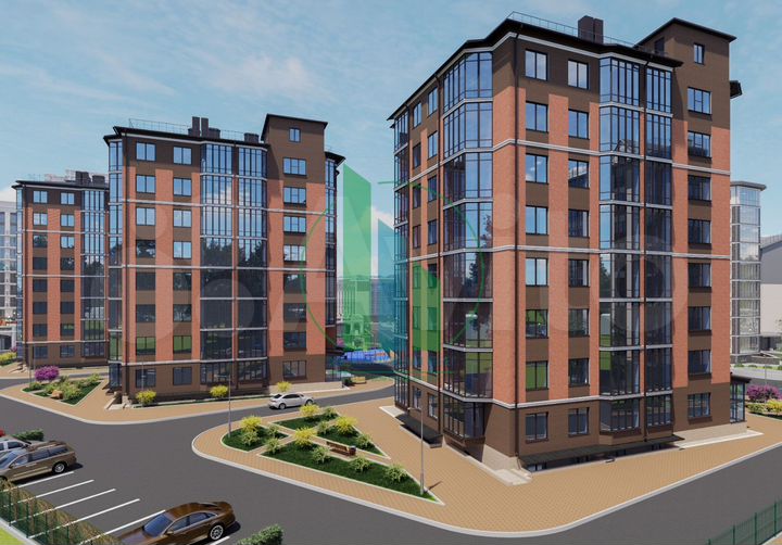 1-к. квартира, 43,4 м², 7/8 эт.