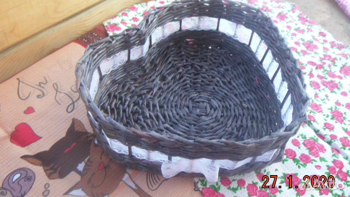 Плетеная корзинка 