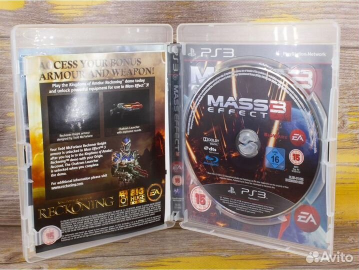 Диск PS3 Mass Effect 3 (Б/У)
