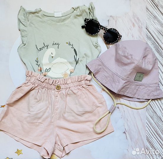 Детские вещи пакетом для девочек 80-86 HM