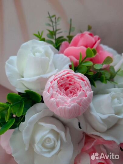 Букет цветов из мыла