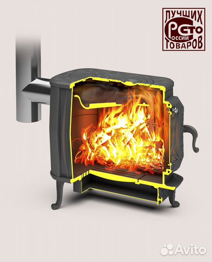 Отопительная печь Verona 200 Теплодар