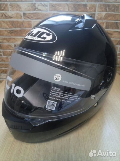 Мотошлем HJC C10 metal black