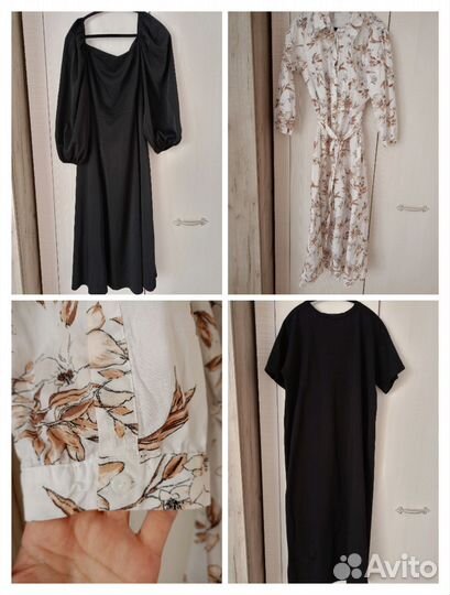 Брюки 2, платья 3, костюмы 3, рубашка 1, пиджак 1