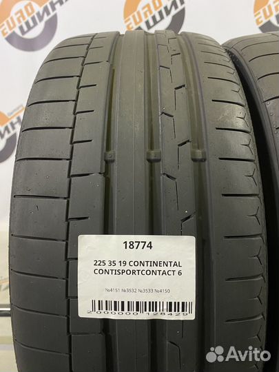 Continental ContiSportContact 6 225/35 R19