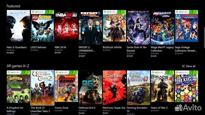 Ключ игры на xbox one
