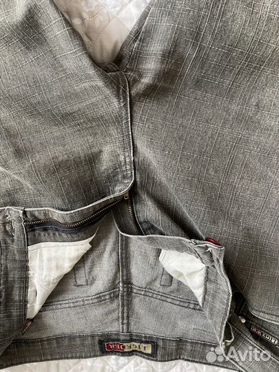 Джинсы мужские серые