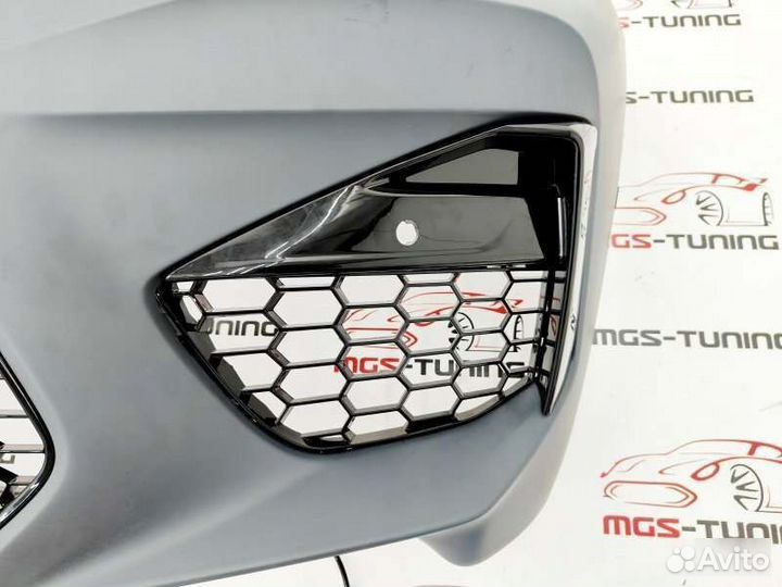 Передний бампер + решетка стиль X3M BMW X3 G01