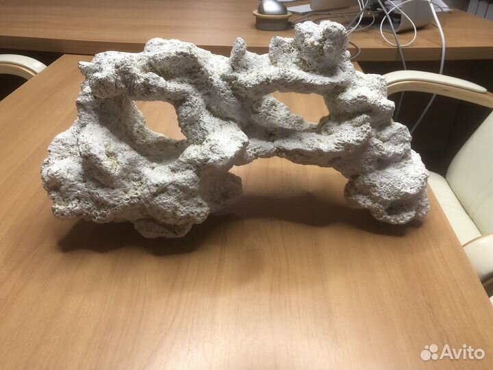 Камни (декорации) для аквариума (2шт.)