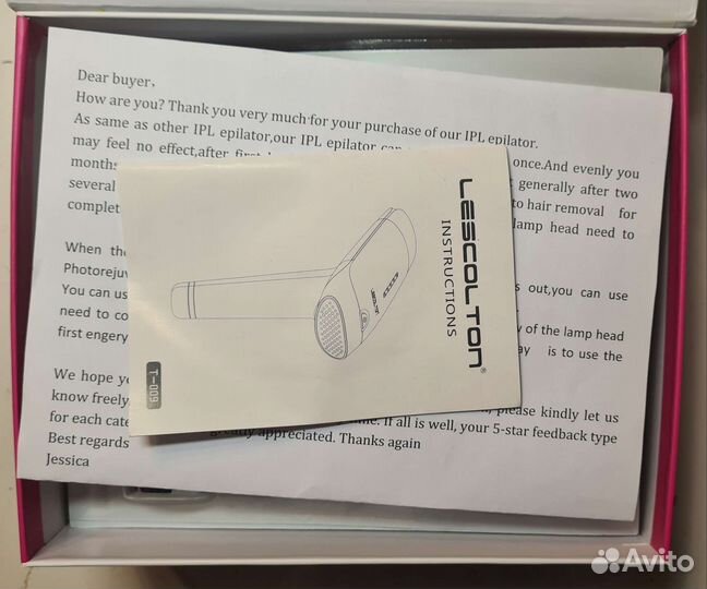 Лазерный эпилятор lescalton 2 в 1 Волосы и Кожа