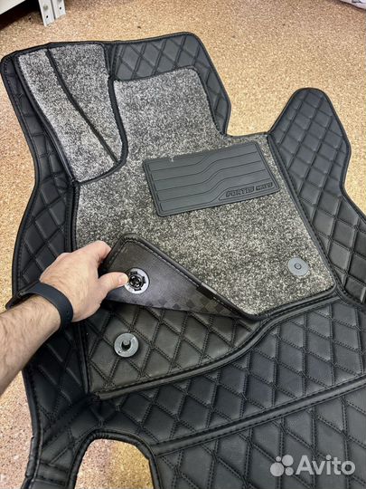 3D коврики из экокожи премиум