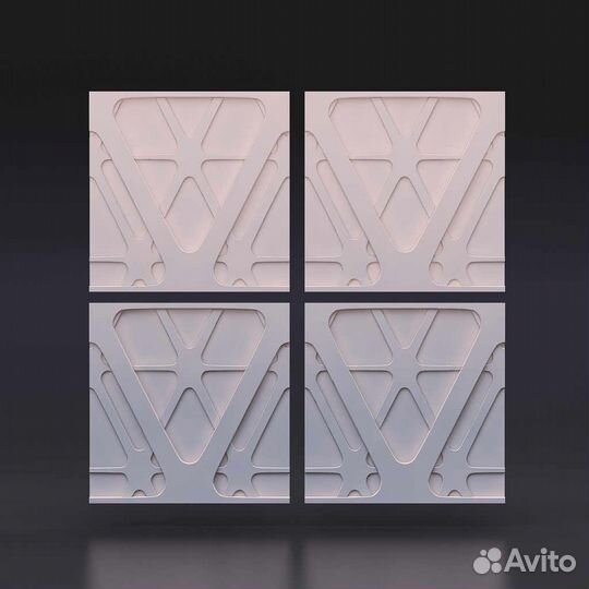 Гипсовая 3D панель 