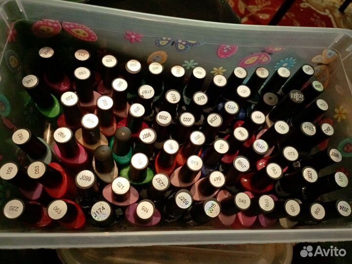 Гель лаки для маникюра набор бу