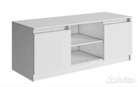 Тумба под тв Мальм 2 двери+2 полки