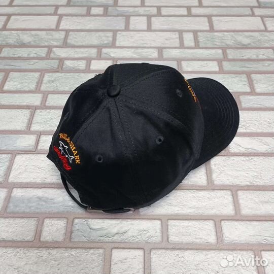 Бейсболка чёрная хлопок Paul shark