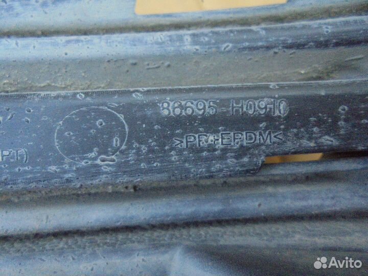 Накладка бампера заднего правая KIA RIO 4 X 2020нв