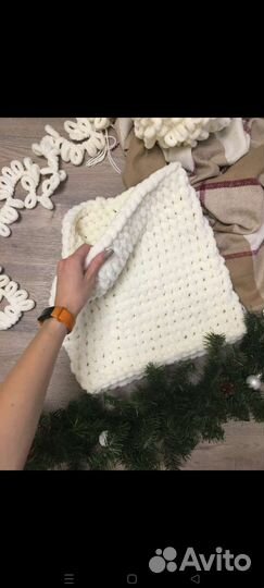 Шапка и снуд зима