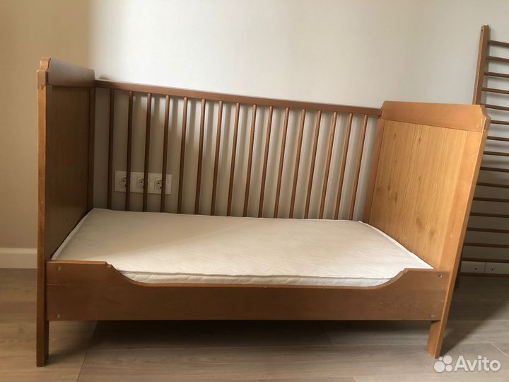 Детская кроватка IKEA leksvik 120*60