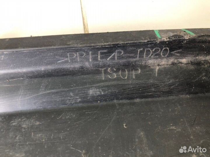 Накладка бампера задняя Toyota Camry Xv50