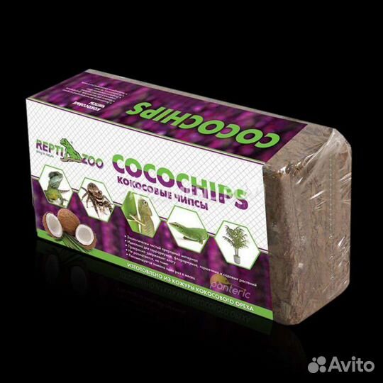 Кокосовые чипсы и субстрат