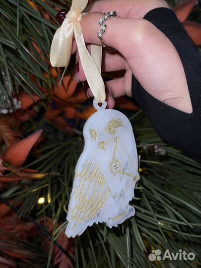 Елочные игрушки из эпоксидной смолы