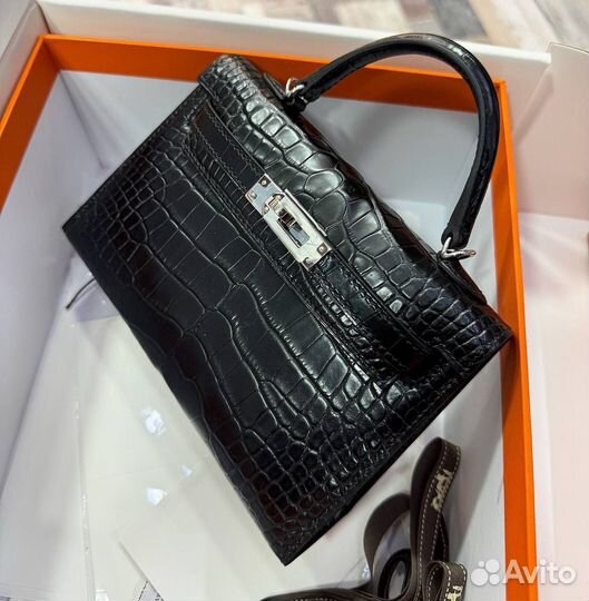 Сумка Hermes Kelly mini crocodile Оригинал