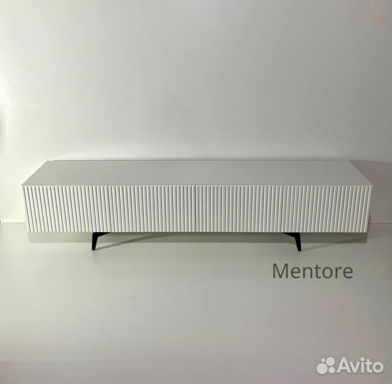 Тумба тв Bravo Вертикаль в белом цвете