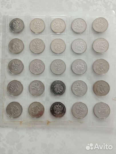 Юбилейные монеты по 25 р