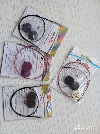 Леска тросик knitpro для съемных спиц вязание