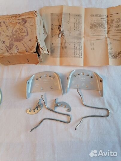 Лыжные крепления СССР, палки, Насадка на палку