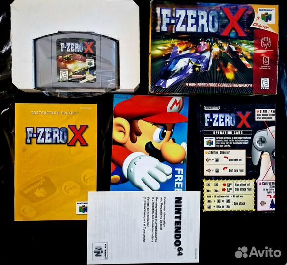 F-zero X для nintendo 64