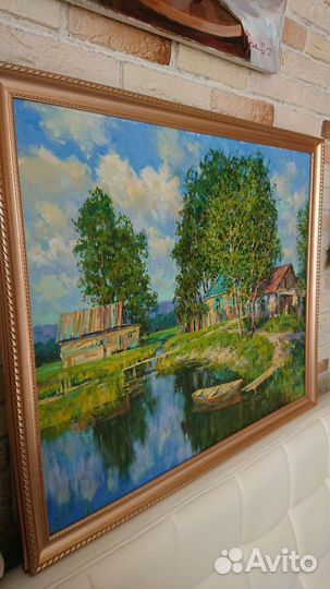 Картина маслом на холсте пейзаж