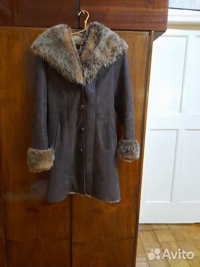 Дубленка натуральная женская размер S