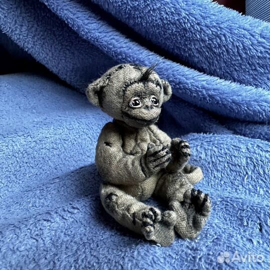 Обезьянка-тэдди. Мягкая коллекционная игрушка
