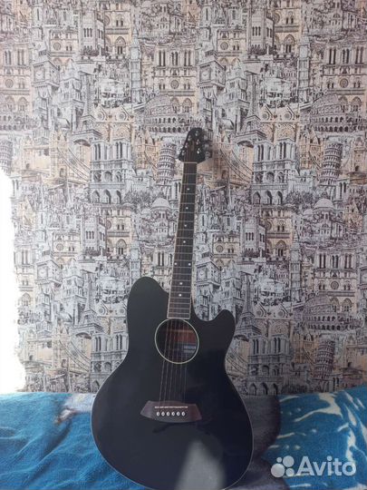 Электроакустическая гитара ibanez TCY 10E -BK