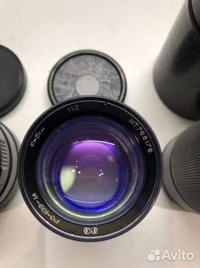 Окулярная насадка Турист-фл, объективы СССР