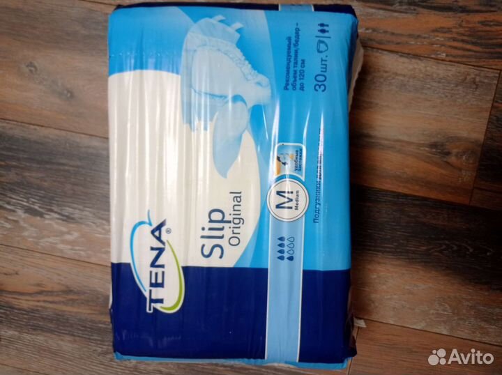 Памперсы для взрослых размер m по 30 штук