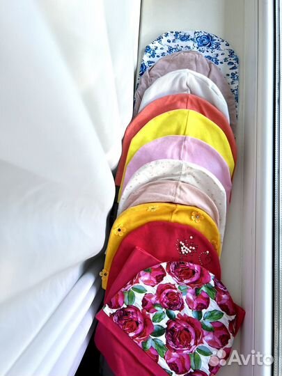 Хлопковые шапочки, 48/50/52