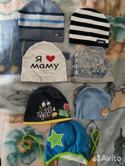 Лёгкие шапочки от 2-5 лет