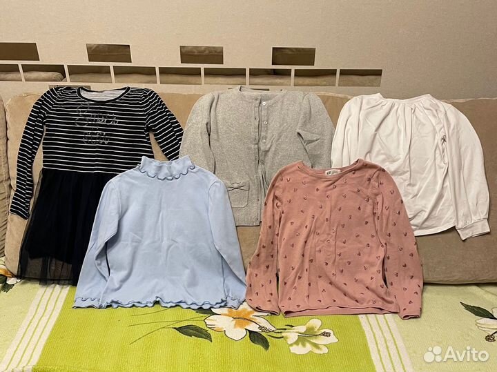Вещи пакетом на девочку 128-134