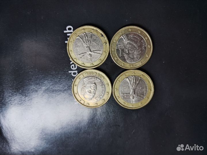 Подборка монет 1-2 евро Обмен