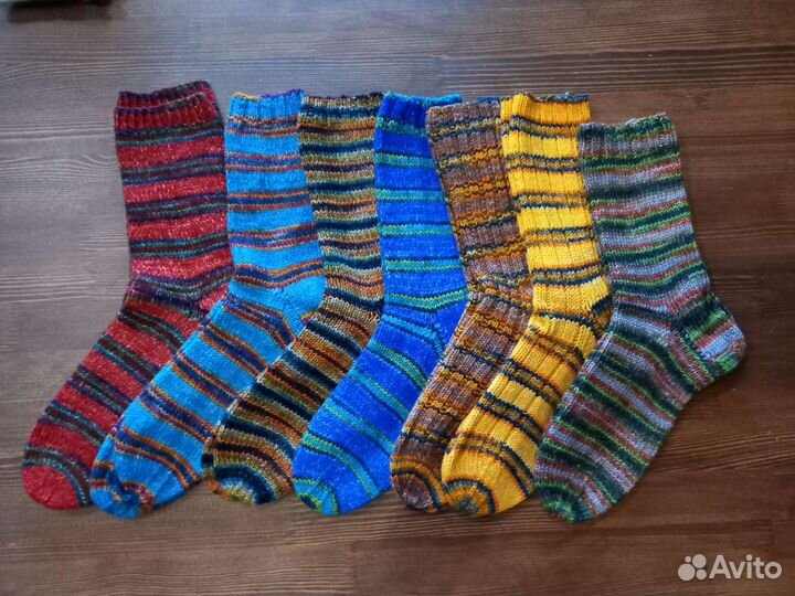Носки вязаные ручной работы 38/39/40