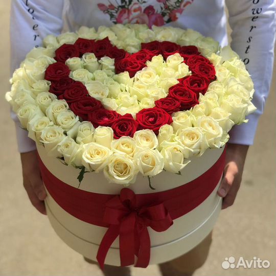 101 роза 31 51 роза Цветы